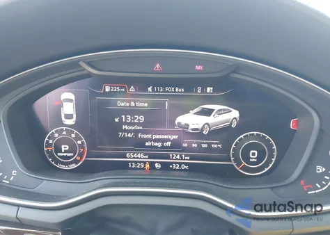 2018 Audi A5 2.0T Premium из США, поврежденный, VIN WAUENCF57JA128224